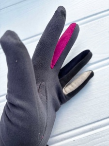 Button Gloves - Grey